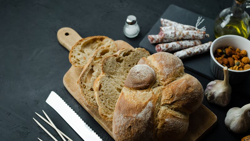 Garlic bread side at Mod Pizza